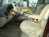 2009 Infiniti QX 56 4WD Wheat Interior