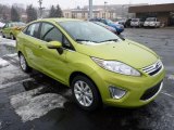 Lime Squeeze Metallic Ford Fiesta in 2011