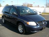 Midnight Blue Pearl Dodge Caravan in 2004