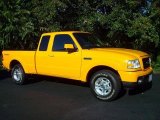 2008 Grabber Orange Ford Ranger Sport SuperCab #44653625