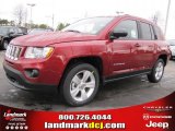2011 Deep Cherry Red Crystal Pearl Jeep Compass 2.0 Latitude #44653239