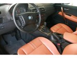 2005 BMW X3 3.0i Terracotta Interior