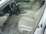 2008 Lexus LS 460 L Light Gray Interior