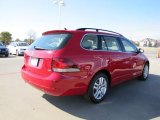 Tornado Red Volkswagen Jetta in 2011