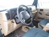 1999 Jeep Wrangler Sahara 4x4 Camel/Dark Green Interior