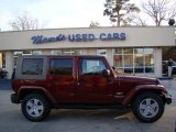 2008 Red Rock Crystal Pearl Jeep Wrangler Unlimited Sahara #44735634