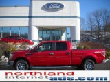 2011 Red Candy Metallic Ford F150 XLT SuperCrew 4x4 #44734898