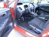 2010 Honda Civic Si Sedan Black Interior