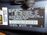 2008 Sienna Color Code for Slate Metallic - Color Code: 1F9