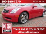 2003 Laser Red Infiniti G 35 Coupe #44736618