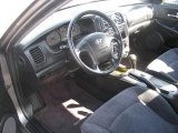 2002 Hyundai Sonata LX V6 Black Interior