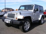 2010 Bright Silver Metallic Jeep Wrangler Sahara 4x4 #44736035