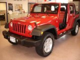 2011 Flame Red Jeep Wrangler Unlimited Sport 4x4 #44804014
