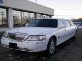 Vibrant White Lincoln Town Car in 2003