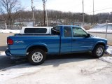 1999 Space Blue Metallic Chevrolet S10 LS Extended Cab 4x4 #44866656