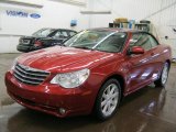 2008 Inferno Red Crystal Pearl Chrysler Sebring Touring Convertible #44867107