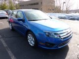 2011 Blue Flame Metallic Ford Fusion SE #44866333