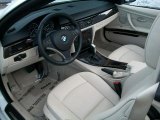 2011 BMW 3 Series 328i Convertible Cream Beige Interior
