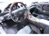 2007 Mercedes-Benz SL 600 Roadster Black Interior