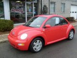 Uni Red Volkswagen New Beetle in 2001