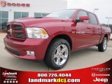 2011 Deep Cherry Red Crystal Pearl Dodge Ram 1500 Sport Crew Cab #44901096