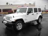 2011 Bright White Jeep Wrangler Unlimited Sahara 4x4 #44901308