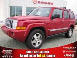 2010 Inferno Red Crystal Pearl Jeep Commander Sport #44901109