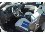 2011 Dodge Challenger SRT8 392 Inaugural Edition Pearl White/Blue Interior