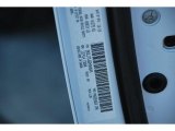 2011 Challenger Color Code for Bright White - Color Code: PW7