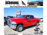 2010 Flame Red Dodge Ram 2500 Big Horn Edition Crew Cab 4x4 #44901138