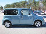 Caribbean Blue Pearl Metallic Nissan Cube in 2011