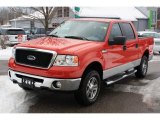 2008 Bright Red Ford F150 XLT SuperCrew 4x4 #44954031