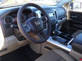 2011 Dodge Ram 1500 SLT Outdoorsman Quad Cab 4x4 Light Pebble Beige/Bark Brown Interior