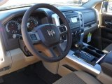 2011 Dodge Ram 1500 Big Horn Quad Cab 4x4 Light Pebble Beige/Bark Brown Interior