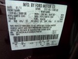 2011 Edge Color Code for Bordeaux Reserve Red Metallic - Color Code: FQ