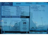 2011 Ford Edge SE Window Sticker