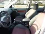 2005 Ford Focus ZX4 ST Sedan Charcoal/Red Interior