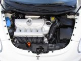 2008 Volkswagen New Beetle Triple White Coupe 2.5L DOHC 20V 5 Cylinder Engine