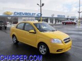 2009 Summer Yellow Chevrolet Aveo LT Sedan #44959465