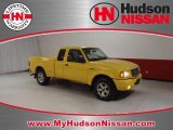 2002 Chrome Yellow Ford Ranger Edge SuperCab 4x4 #45032853
