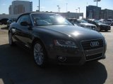 2011 Meteor Grey Pearl Effect Audi A5 2.0T Convertible #45034717