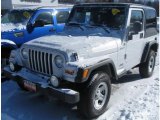 2006 Bright Silver Metallic Jeep Wrangler Sport 4x4 #45035245