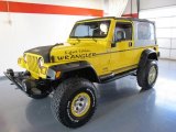 2004 Solar Yellow Jeep Wrangler Unlimited 4x4 #45033506