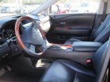 2010 Lexus RX 450h Hybrid Black/Brown Walnut Interior