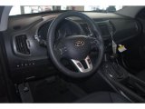 2011 Kia Sportage EX AWD Black Interior