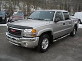 2006 Silver Birch Metallic GMC Sierra 1500 SLE Crew Cab 4x4 #45033758