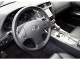 2010 Lexus IS 250 AWD Black Interior