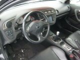 2002 Acura RSX Type S Sports Coupe Ebony Black Interior