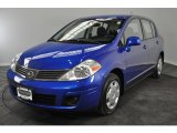 2009 Blue Metallic Nissan Versa 1.8 S Hatchback #45035878