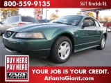 2001 Dark Highland Green Ford Mustang V6 Coupe #45035901